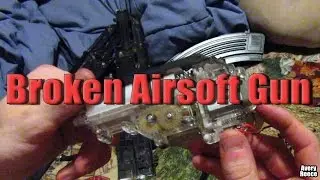 Taking Apart A Broken Airsoft Gun - ASMR - Avery Reece