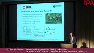 SEC Special Seminar：Dependable Systems from Theory to Practice