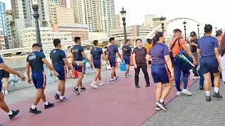 Hala Grabe daming Phil. coast guard sa ESPLANADE pagkatapos official na binuksan  ni FL LISA MARCOS.