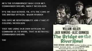 30Memorable Quotes From Film The Bridge on the River Kwai1957Part 3  #InspirationalQuotes#lifeQuotes