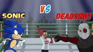 Sonic vs Deadshot cartoon beatbox battles ep1 (loser rounds)￼
