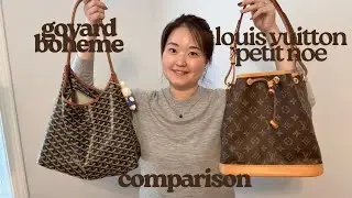 Мои любимые Goyard Boheme и LV Petit Noe Comparison.