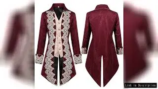 Men's cool steampunk gothic Victorian stylejacket cosplay retro purple velvet tailcoatmedieval dress