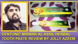 dentonic miswak al assil herbal tooth paste price in pakisatn review quality uses by jolly azeem |
