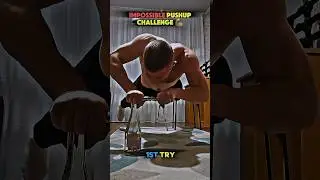 Impossible pushup challenge 💪🏻 #shorts #fitness #pushups #calisthenics #exercisechallenge