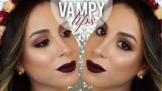 ❋ LABIOS INTENSOS: VAMPY LIPS PARA INVIERNO ❋ WINTER MAKEUP TUTORIAL