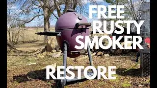Restoring a FREE RUSTY smoker for a friend