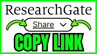 How To COPY LINK In ResearchGate (QUICK & EASY) 2026