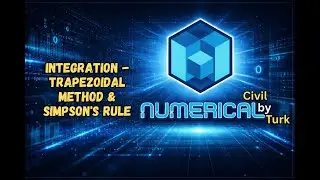 Numerical (Integration - Trapezoidal Method & Simpson's Rule) || تقنيات عددية