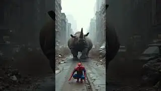 spiderman and rhino fusion || The Ultimate AI Fusion #spiderman #rhino #fusion