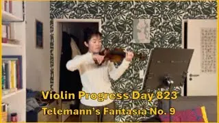 Violin Progress | Day 823 - Telemann’s Fantasia No. 9
