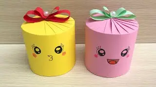 (425) C&aacute;ch L&agrave;m Hộp Qu&agrave; Bằng Giấy | DIY Paper Gift Box