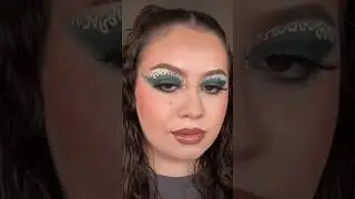Flame Makeup Look🔥🤍🍃 #makeup #beauty #eyelinertutorial #makeuptutorial #graphiceyeliner #mua