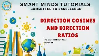 Maths 1B | dcs and drs|Direction cosines and direction ratios #inter1styear #maths1b  #education