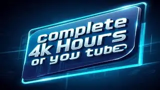 🔴 LIVE - YOUTUBE 4K HOURS WATCH TIME CHALLENGE | WATCHTIME KAISE PURA KARE #LIVE #SHARE #SUBSCRIBE