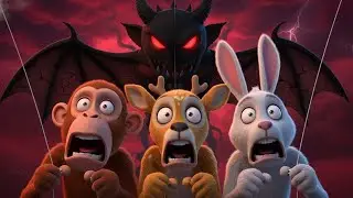 Demon Kite in Jungle - How Animals Saved Jungle ? 3D Kids moral Story | 3D Kids Bedtime Stories |