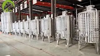 2000L stainless steel wine fermentation tank/wine fermenter tank