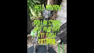 HELL MINION... Dollar store rat and bat KITBASH tutorial.