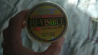 Плетеный шнур Saltwater special HI-VISIBLE FISHING LINE PE