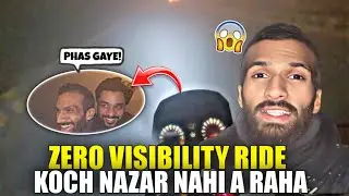 Late Night Chai Ride in Extreme Fog | Bike Vlog | Dangerous Night Ride