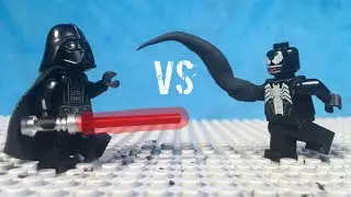 Darth Vader VS Venom | Star Wars VS Marvel | Lego Stop Motion Brickfilm Animation