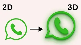 how to create a 3D logo from 2D in photoshop
