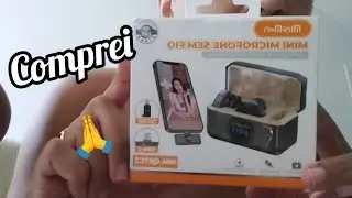 Queria muito esse microfone sem fio