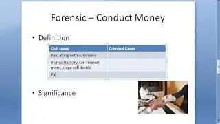 Forensic 026 a Conduct Money Who will pay witness doctor court attend