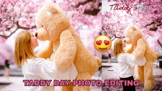 Teddy day photo editing tutorial | happy Teddy day MOBARAK EDITZ