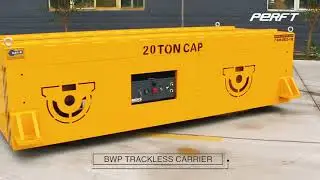 Motorized Heavy Duty Industrial Trailer Transfer Cart On Rail BWP 20