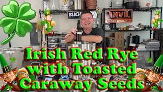 Irish Red Ale with Rye and Caraway Seeds Brewed on the BrewEasy Compact