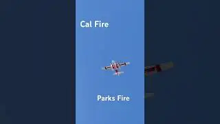 🔥✈️Cal Fire attacking the Park Fire - Dublin, CA🔥✈️🔥 #calfire #firefighters #parkfire #aviation