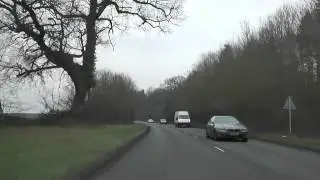 Driving Along Gloucester Road A417 From Ledbury To Junction 2 M50, Gloucestershire, England