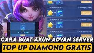 TUTORIAL CARA BUAT AKUN ADVANCE SERVER UNTUK FARMING DIAMOND GRATIS SETIAP HARI - MOBILE LEGENDS