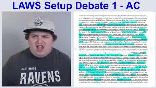 LAWS Setup Debate 1 - AC - LD 2021 Jan-Feb
