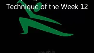 Technique of the Week - Week 12