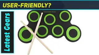 Best Portable Roll-up Drum Kit? Digital USB 7 Pad Electric Drum Kit!