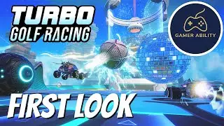 TURBO GOLF RACING BETA FIRST LOOK! Rocket League Inspired Golf Game!