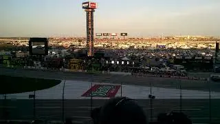 2013 NRA 500 - Restart lap 42, Stenhouse Jr Crash