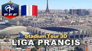 18 Stadium League 1 France by Google Earth Pro