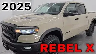 2025 RAM 1500 REBEL X PACKAGE MOJAVE SAND FULL 4K WALKAROUND 25T35 SOLD!