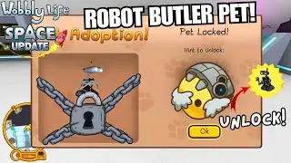UNLOCK ROBOT BUTLER PET! MY VERY OWN ROBOT BUTLER QUEST! Wobbly Life Space Update