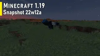 Minecraft 1.19 Snapshot 22w12a - Warden, Darkness, and Boat with Chest!