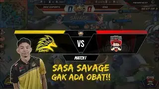 SASA SAVAGE GAK ADA OBAT!! - ONIC VS IDNS MATCH 1 MSC 2019