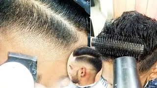 💈College Boys Skin Fade Hairstyle Tutorial @therosesalon