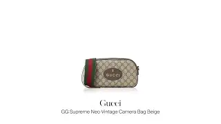 Mau Jual Tas Branded Second? Gucci GG Supreme Neo Vintage Camera Bag Beige