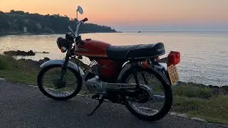 Suzuki AK 50 1970s moped (similar to the AP50) exhaust de-restricting