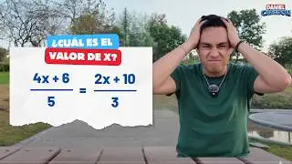 Ecuaci&oacute;n lineal de primer grado con fracciones &iquest; Cu&aacute;l es el valor de x?