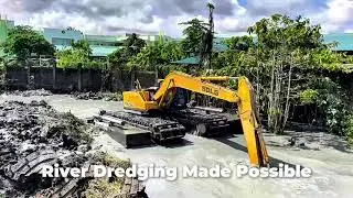 SDLG amphibious excavator