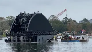 A second barge has been added at Epcot in preparation for &ldquo;Harmonious&rdquo;